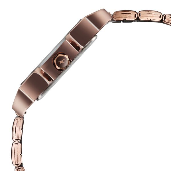 Fastrack Pulse Quartz Analog Beige Dial With Brown Colour Stainless steel Strap Watch for Guys - image number 3