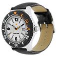 Fastrack Quartz Analog with Date Silver Dial Leather Strap Watch for Guys - image number 1