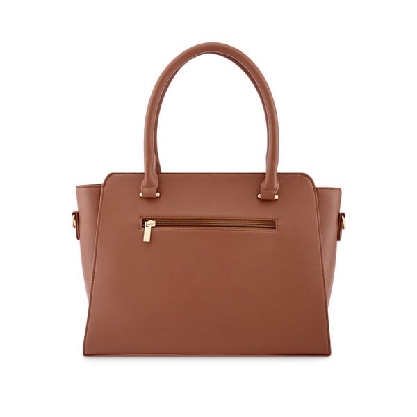 Fastrack Tan Large Satchel Bag for Women - image number 4