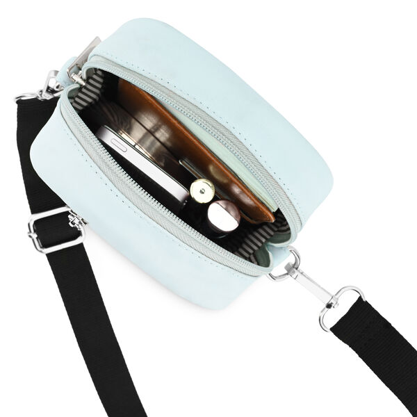 Fastrack Silver Grey Crossbody Sling Bag for Girls - image number 6
