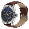 Fastrack All Nighters Quartz Analog with Date Black Dial Leather Strap Watch for Guys - image number 1