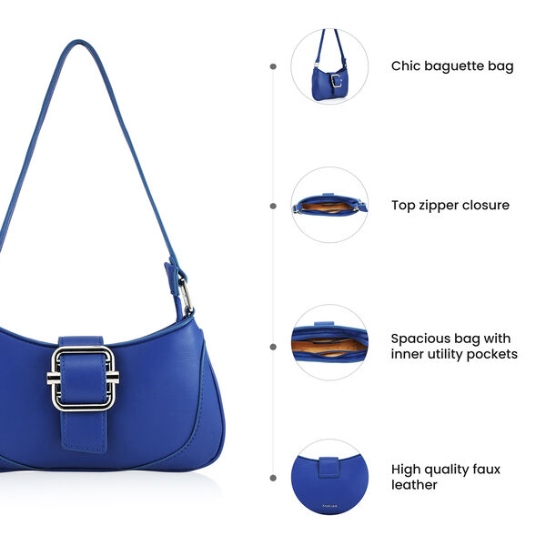 Fastrack Buckle Shoulder Bag in Cobalt - image number 7