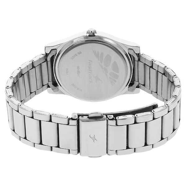 Fastrack Quartz Analog Silver Dial Stainless Steel Strap Watch for Girls - image number 3