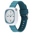 Fastrack Hype Adventure Quartz Analog White Dial Teal Silicone Strap Watch For Guys - image number 3