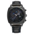 Fastrack Kronos Chronograph Black Dial Brown Stainless Steel Strap Watch For Guys