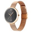 Fastrack Vyb Mirage Quartz Analog Black Dial Stainless Steel Strap Watch for Girls - image number 2