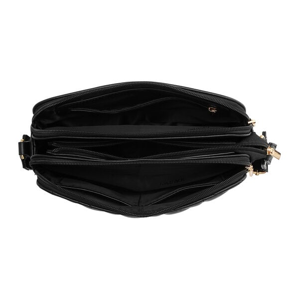 Black Quilted Sling Bag - image number 5