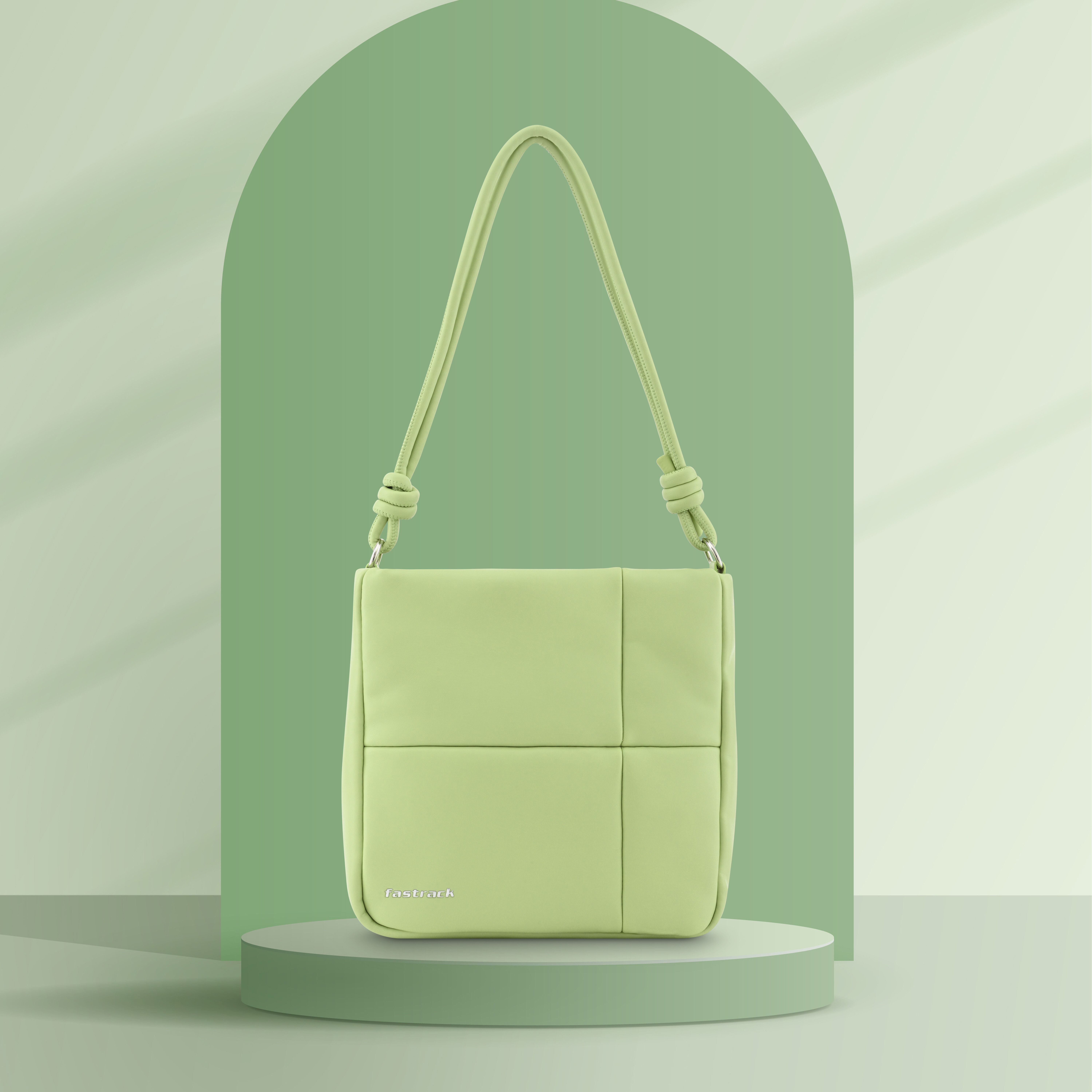 Buy Online Fastrack Shoulder Bag- Cool Matcha - f241shsmp08mg1