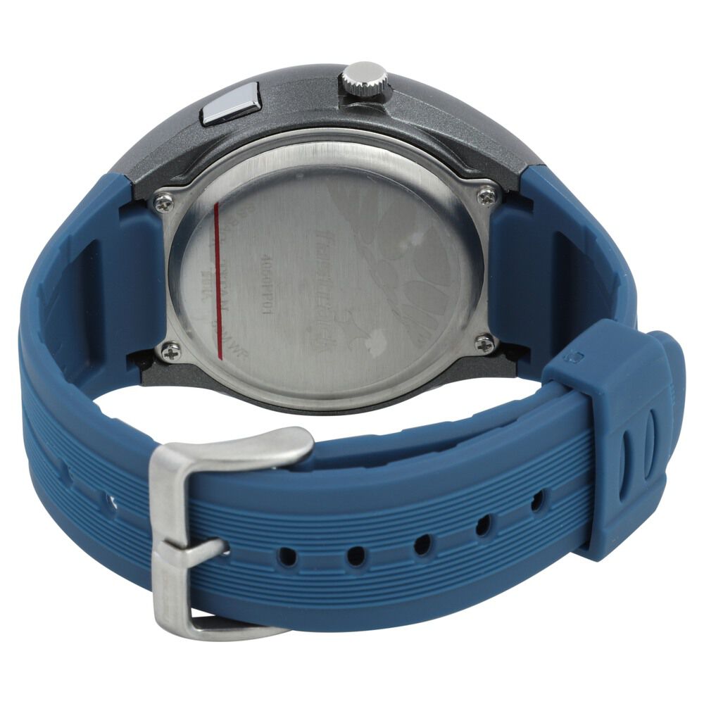Fastrack Quartz Analog Digital Blue Dial Plastic Strap Watch for Guys