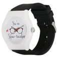 Fastrack Valentine Quartz Analog White Dial Silicone Strap Unisex Watch - image number 1