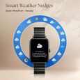 Fastrack Noir Charm Women Smartwatch 1.65" inch AMOLED Display,Sleek Design,AI Watchface & AI Chat,Functional Crown - image number 5