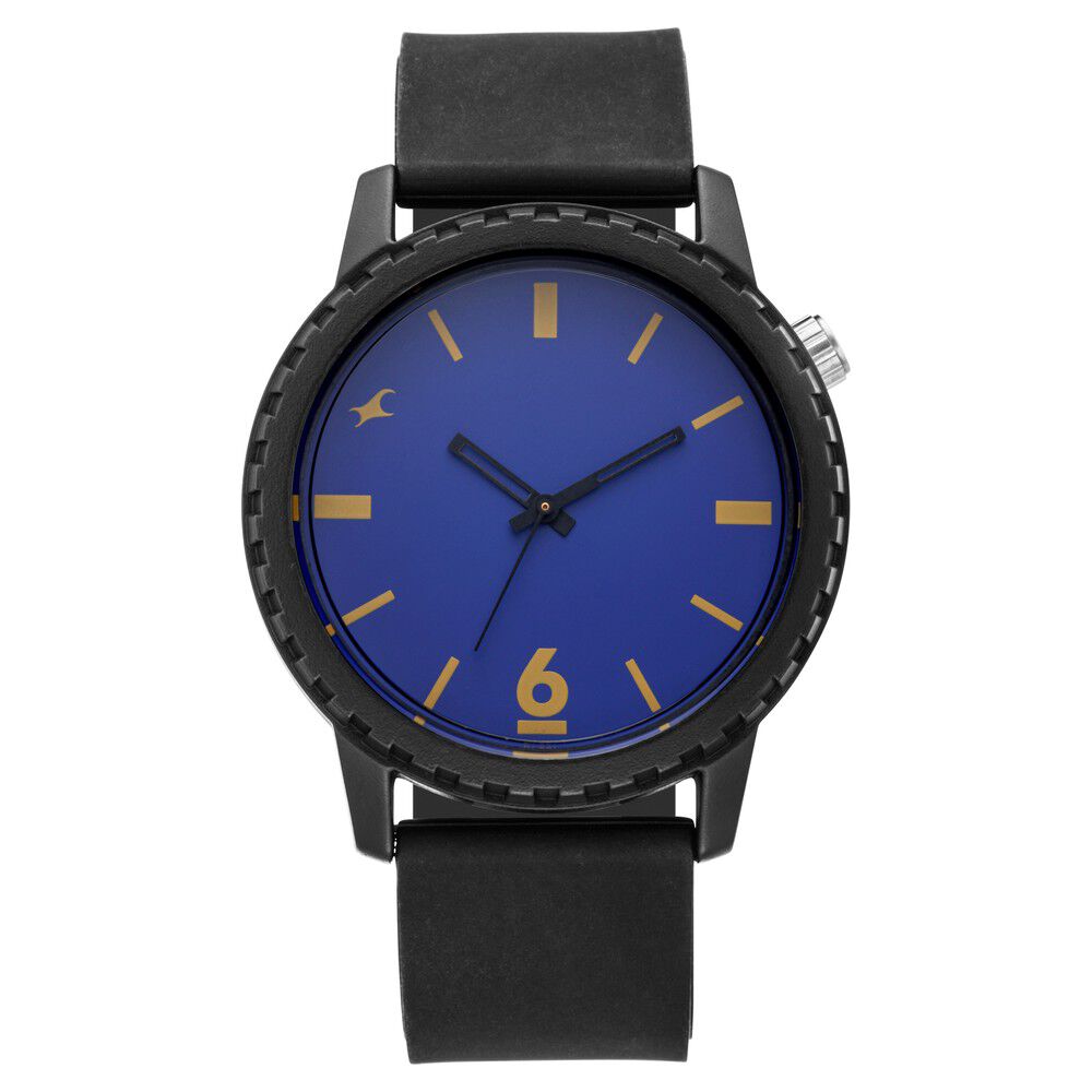 Fastrack silicon hotsell analog gents watch