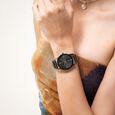 Vyb Striker By Fastrack Quartz Analog Grey Dial Metal Strap Watch For Girls - image number 6