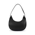 Black Quilted Luxe Shoulder Bag - image number 5