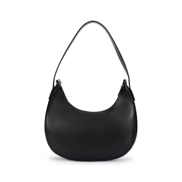 Black Quilted Luxe Shoulder Bag - image number 5