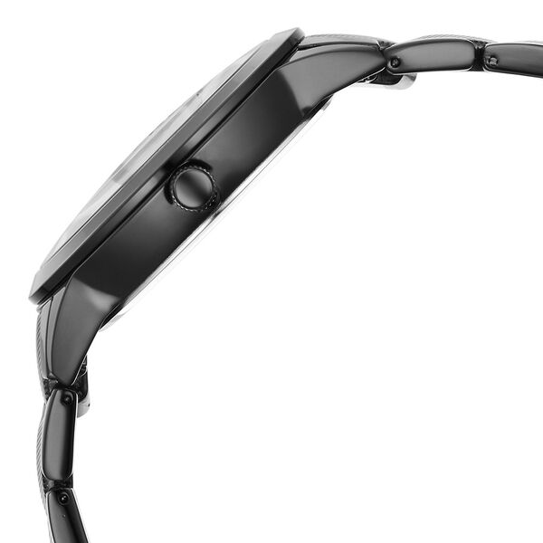 Fastrack Vyb Atlas Quartz Analog Black Dial Black Metal Strap Watch For Guys - image number 4