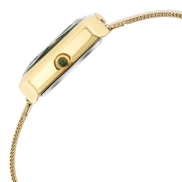 Fastrack Vyb Flare Quartz Analog Green Dial Stainless Steel Strap Watch for Girls - image number 4