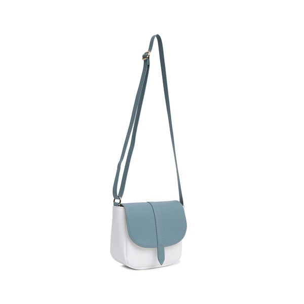 Fastrack Classic Sling Bag for Women | Stylish Crossbody Bag for Girls, Ladies, Women | Spacious, Two-Toned Bag Made of High Quality Faux Leather (White) - image number 1