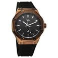 Vyb Rebel By Fastrack Quartz Analog Black Dial Black Silicone Strap Watch For Guys - image number 2