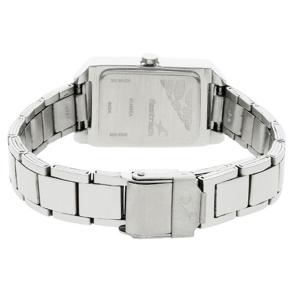 Fastrack Quartz Analog Grey Dial Stainless Steel Strap Watch for Girls - image number 3