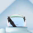 Fastrack Nylon Navigator Crossbody Sling in White and  Blue - image number 0