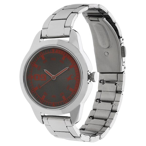 Fastrack Quartz Analog Grey Dial Metal Strap Watch for Girls - image number 1