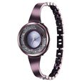 Fastrack Vyb Diva Quartz Analog Purple Dial Purple Metal Strap Watch For Women - image number 2