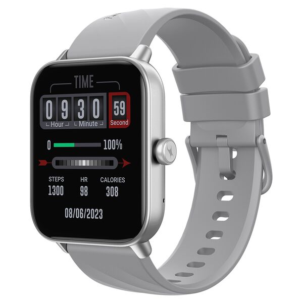 Fastrack Rider with 4.64 cm TFT LCD Display, SingleSync BT Calling Unisex Smart Watch with Grey Strap - image number 1