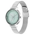 Fastrack Younique Quartz Analog Blue Dial Stainless Steel Strap Watch for Girls - image number 3