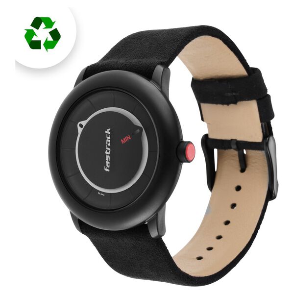 Fastrack Revibe Quartz Analog Black Dial Fabric Strap Watch for Guys - image number 4