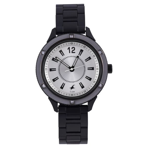 Fastrack Modular Quartz Analog Silver Dial Stainless Steel Strap Watch for Girls - image number 1