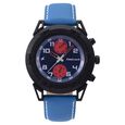 Fastrack Modular Quartz Analog Blue Dial Leather Strap Watch for Guys - image number 1