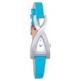 Fastrack Quartz Analog Silver Dial Leather Strap Watch for Girls - image number 0