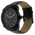 Fastrack Quartz Analog Black Dial Leather Strap Watch for Guys - image number 1
