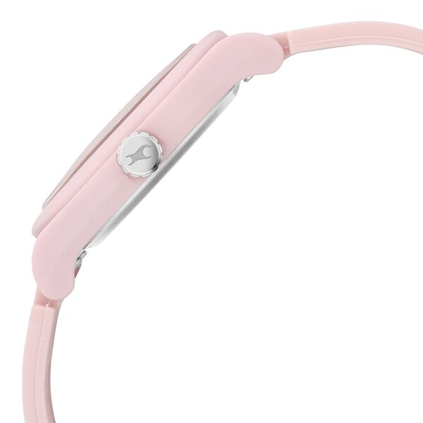 Fastrack Tees Urbanique Quartz Analog Pink Dial Silicone Strap watch For Girls - image number 3