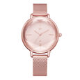 Fastrack Vyb Aurora Quartz Analog Purple Dial Stainless Steel Strap Watch for Girls