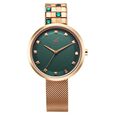 Fastrack Fleek Quartz Analog Pink Dial Stainless Steel Strap Watch for Girls