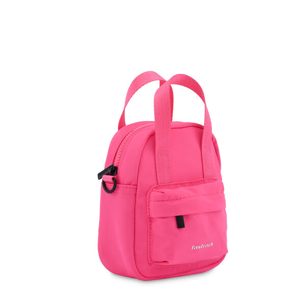 Fastrack Snack-Pack Pink Sling Bag with Detachable Sling - image number 4