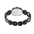 Fastrack Style Up Quartz Analog Green Mother Of Pearl Dial Black Metal Strap Watch For Girls - image number 4
