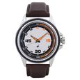 Fastrack Quartz Analog Black Dial Leather Strap Watch for Guys