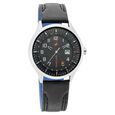 Fastrack Titanium Quartz Analog with Date Black Dial Leather Strap Watch for Guys - image number 0
