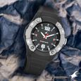 Fastrack Trendies Quartz Analog Black Dial Silicone Strap Watch for Guys