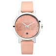 Fastrack Animal Print Quartz Analog with Date Rose Gold Dial Leather Strap Watch for Girls - image number 2