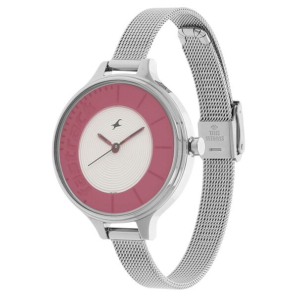Fastrack Quartz Analog Bicolour Dial Stainless Steel Strap Watch for Girls - image number 1