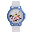 Fastrack Quartz Analog Black Dial Silicone Strap Watch for Unisex