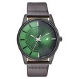 Fastrack Stunners Quartz Analog Green Dial Leather Strap Watch for Guys - image number 0