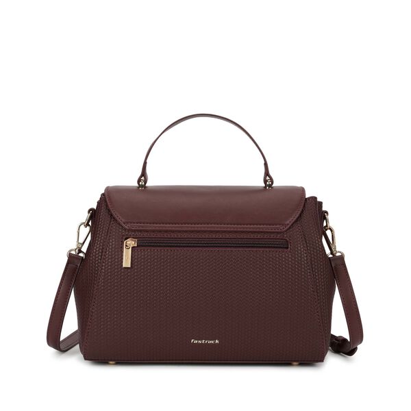 Twine charm satchel - brown - image number 5