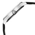 Fastrack Groove Quartz Analog Grey Dial Black Leather Strap Watch For Guys - image number 4