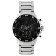 Fastrack Big Time Quartz Chronograph Black Dial Metal Strap Watch for Guys - image number 0