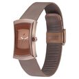 Fastrack Pulse Quartz Analog Brown Dial Stainless Steel Strap Watch for Girls - image number 2